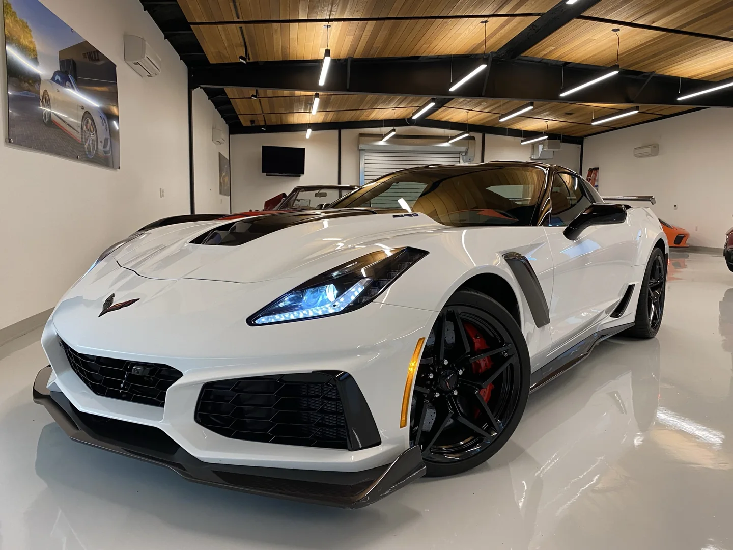 Corvette prepared for show display by Platinum Auto Care