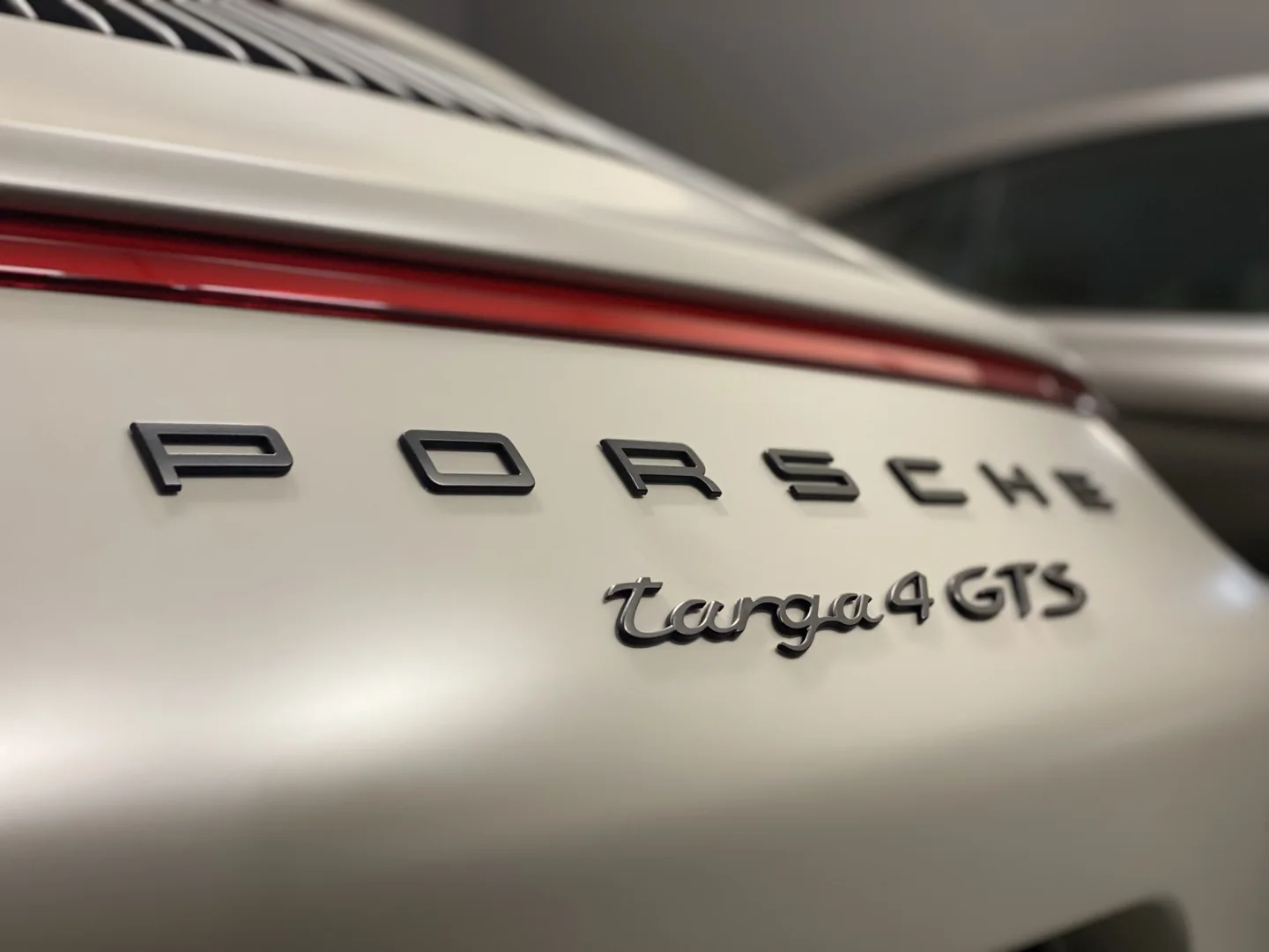 Porsche Targa rear detail showing maintained ceramic coating finish