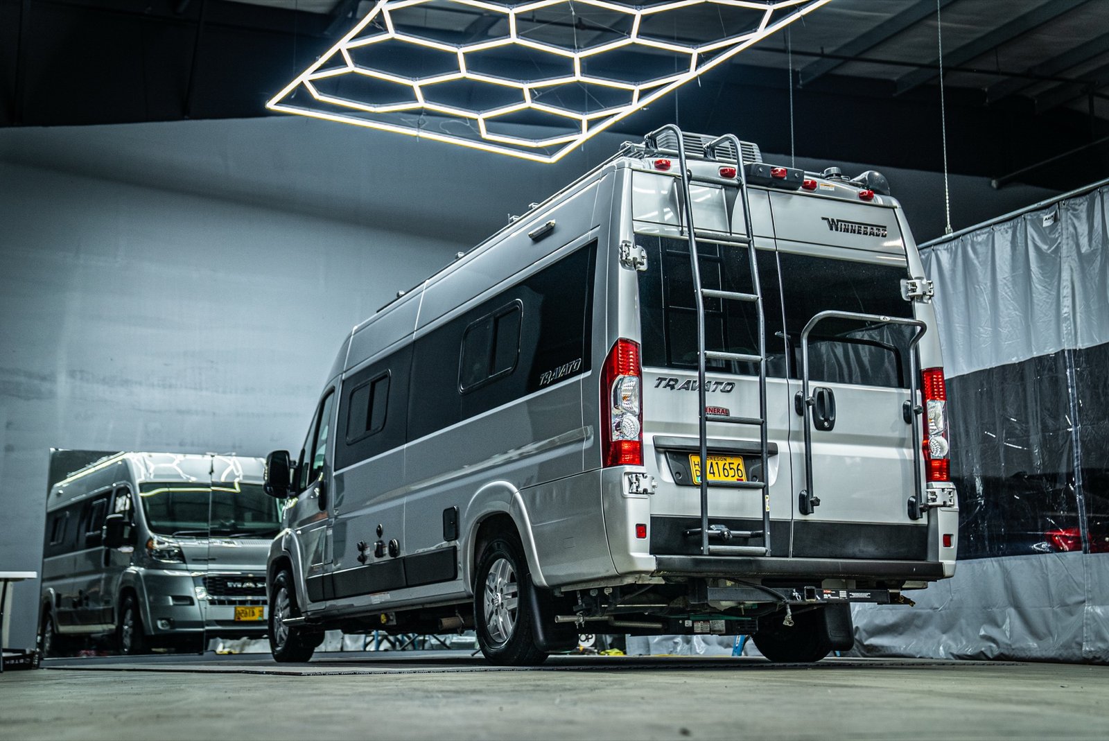 RV exterior wash and wax service at Platinum Auto Care Portland detail bay